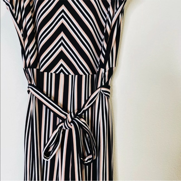 DuJour Striped Wide Leg Crop Jumpsuit - Picture 5 of 8